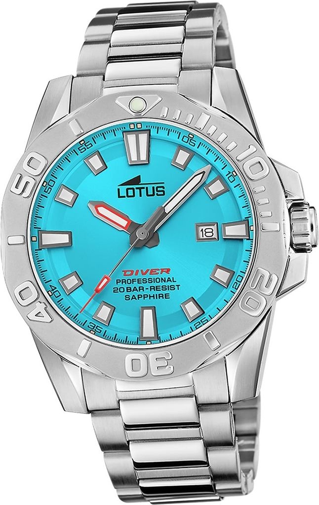 Lotus Edelstahl Herren Uhr Armbanduhr silber Elegant Classic D2UL18926/2