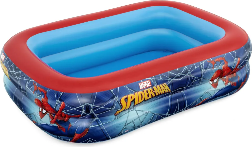 Piscine rectangulaire enfant Spider-Man idéale pour se rafraîchir l'été