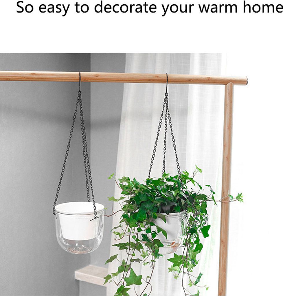 Závesný kvetináč Self Absorbing Voda Závesný kvetináč Obrázok produktu 11