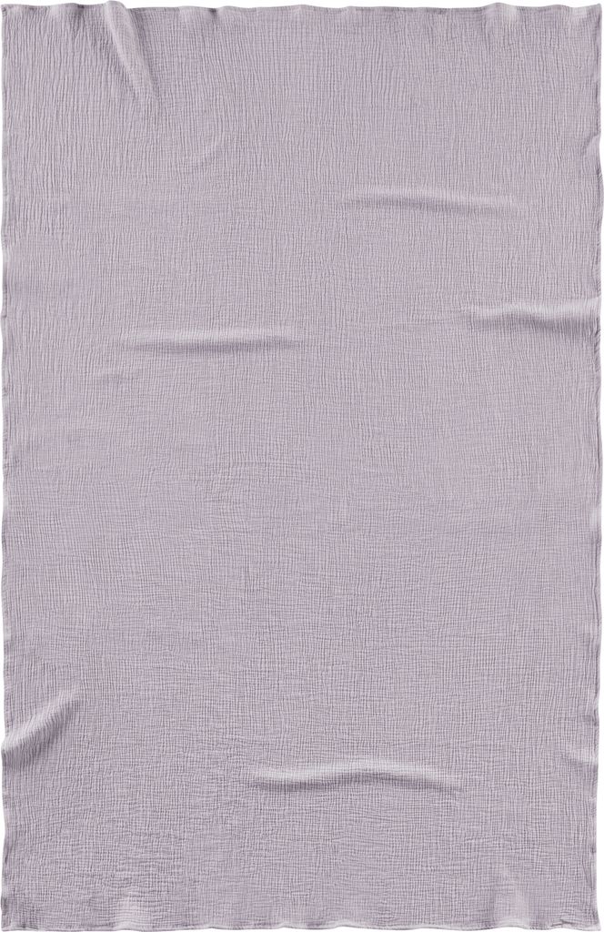 biberna Musselin Wohndecke 0480100 UNI color: flieder, size: 1x 150x200 cm