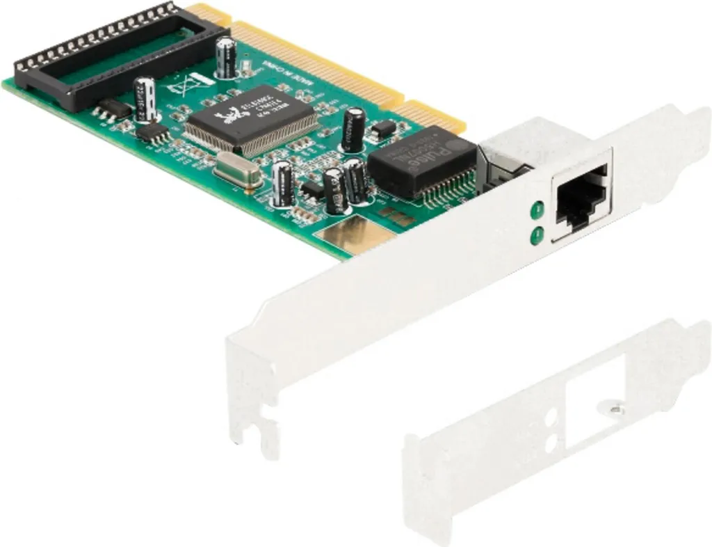 Carte PCI vers 1 x Gigabit LAN RJ45 Delock 89100 Réseau Haut Débit