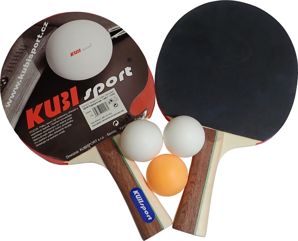 2er-Set PP-Schläger + Ball 2-Sterne