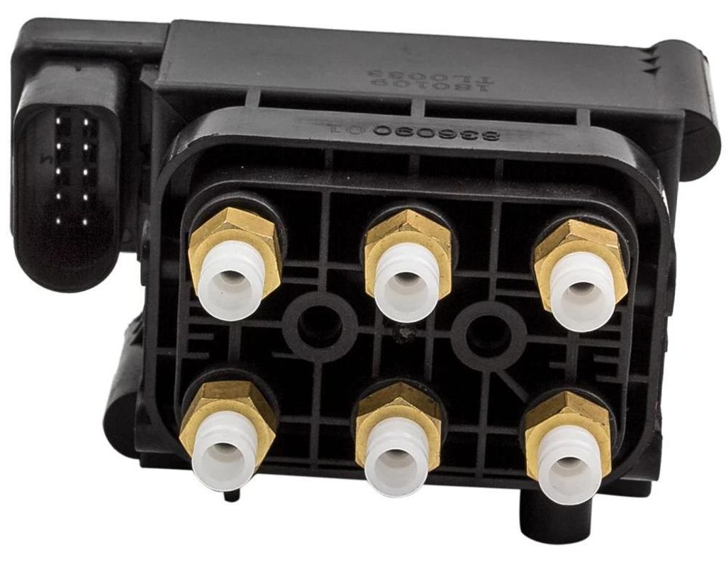 Luftfederung Magnetventilblock - Luftversorgungsventil - passend für Audi Q7 4L alle Motoren 2006-2015 - OEM 95535890102 95535890103 95535890104 -...
