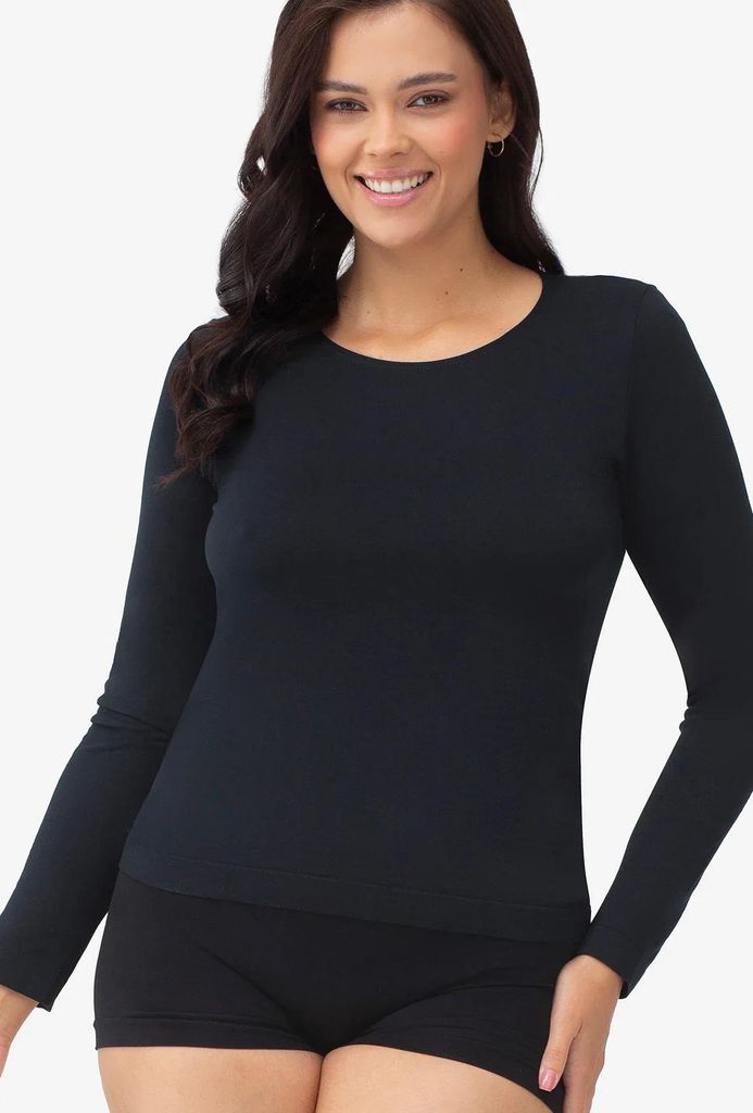 Gatta, Damen Langarm, Sport Unterhemd, Langarmshirt für Frauen, Kälteschutz, S