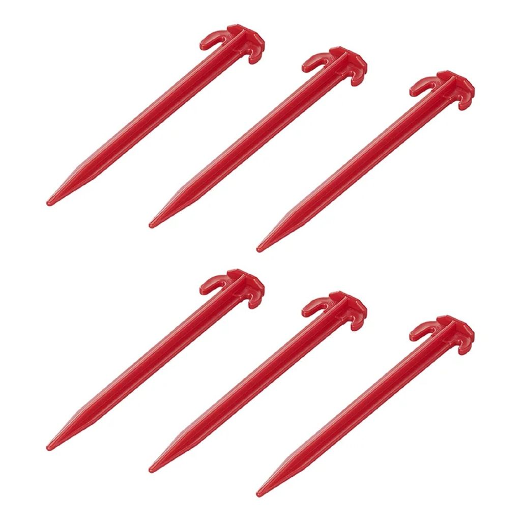 Picchetto 19 cm plastica 6 pezzi in sacchetto di plastica Immagine del prodotto 