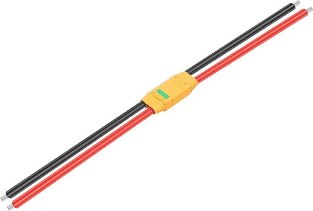 Złącza XT90 żeńskie-męskie 10AWG, przeciwiskrowe, złoty Zdjęcie produktu 