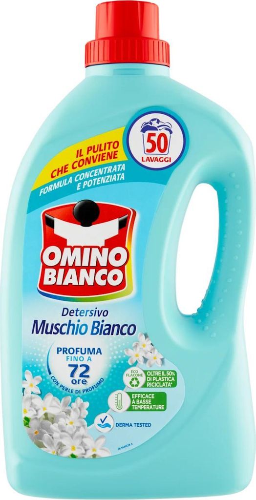 OMINO BIANCO Nature Fresh Waschmittel, 50 Waschladungen Produktbild 