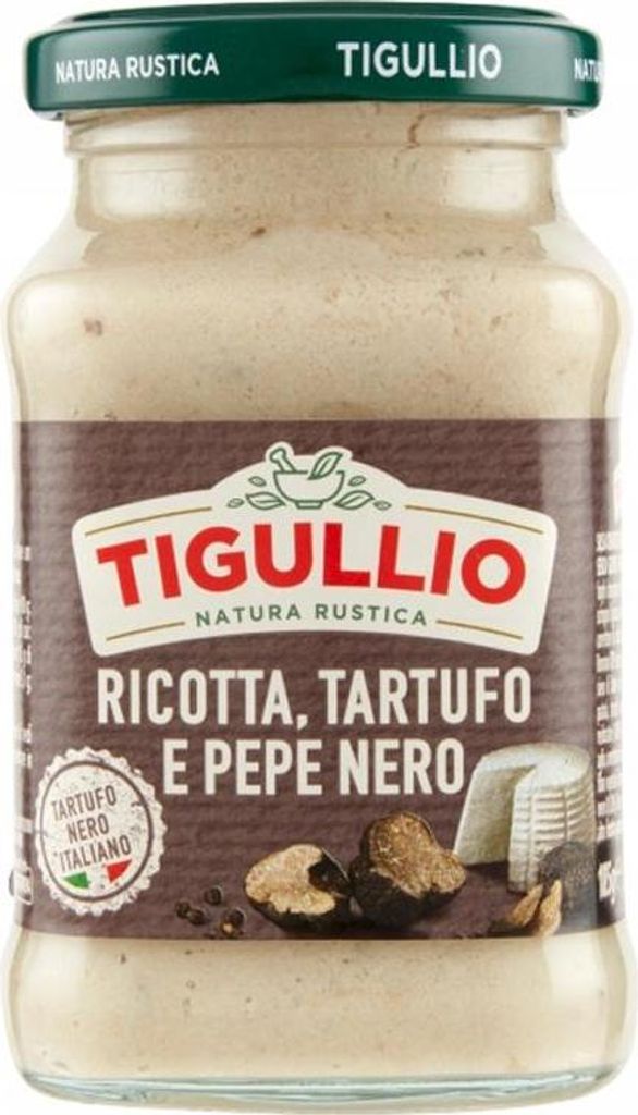 Tigullio Pesto ricotta s lanýži a pepřem 185 g Obrázek produktu 