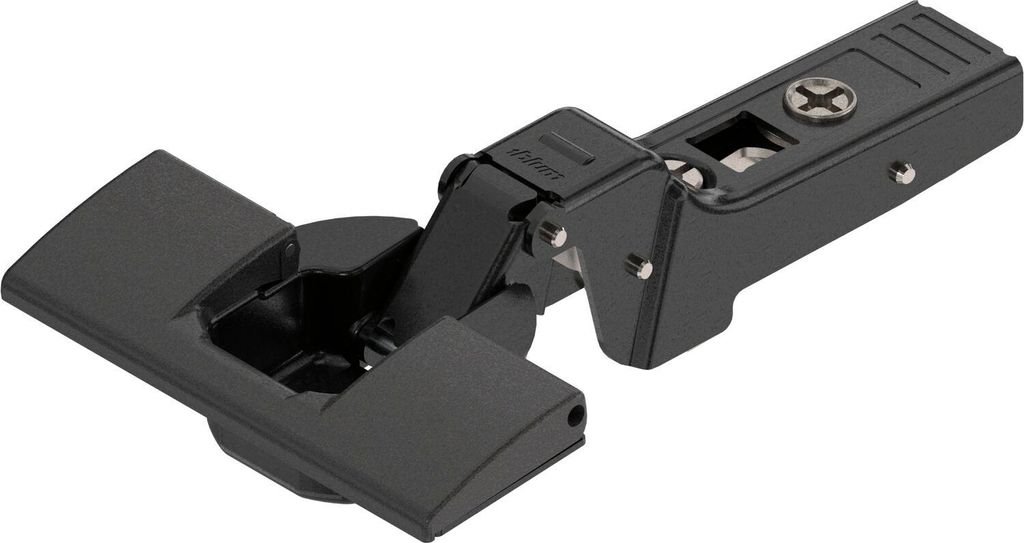 BLUM CLIP top ONYX Profiltürscharnier 95°, 9,5mm gekröpft ohne Feder, INSERTA