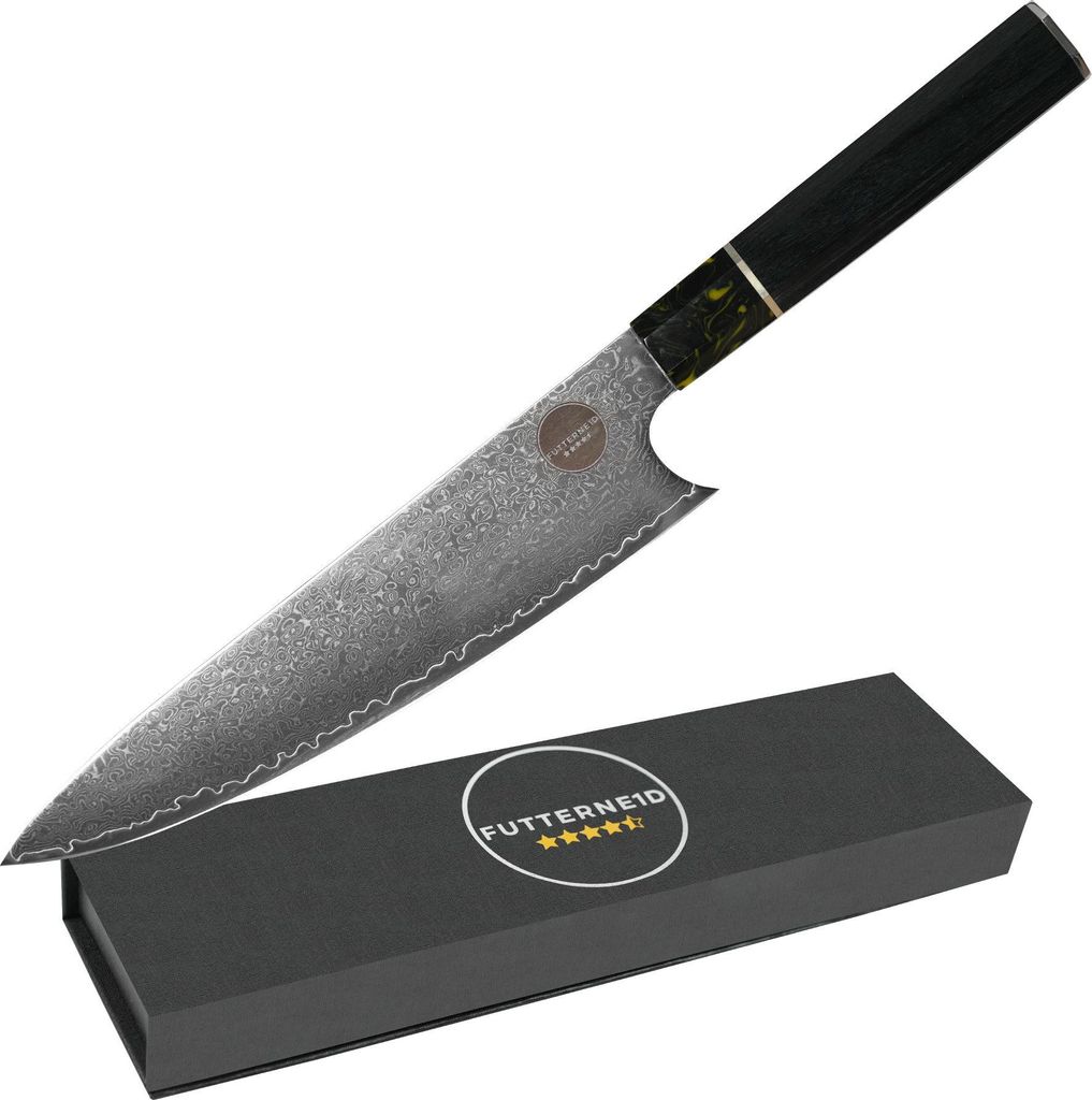 STONELINE FUTTERKN1FE Damast Chefmesser 35,5 cm