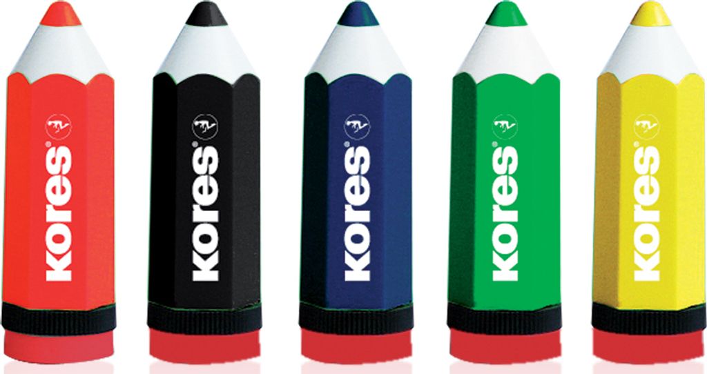 Kores Spitzdose KOLORITO Stiftform farbig sortiert