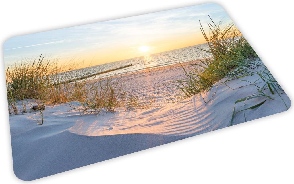 stabiles Vinyl Tischset Ostsee Kinder Platzset Meer abwaschbar