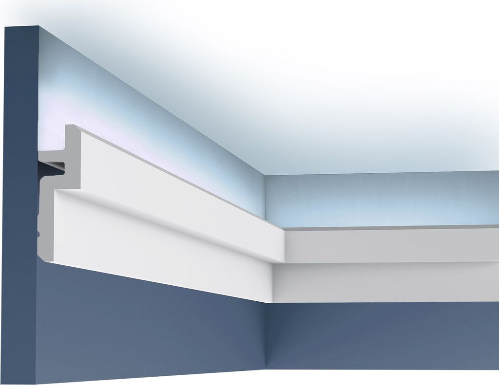 Orac Decor C394 MODERN STEPS Eckleiste für Indirekte Beleuchtung 2 m
