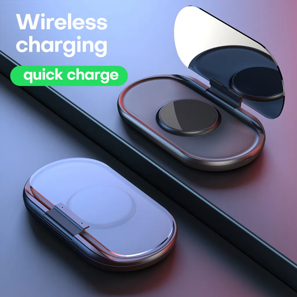 Auto Creative Magnetic Suction Wireless Charging Bracket Cover Technology Hud Head-up Display Hd Navigation Projector black_10W fas