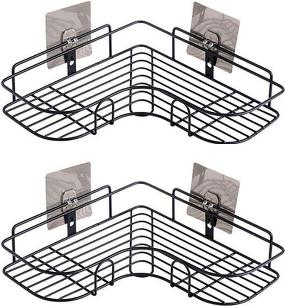 Dusche Caddy Wandmontage für Bad und Küche, 2er Set, Klebend