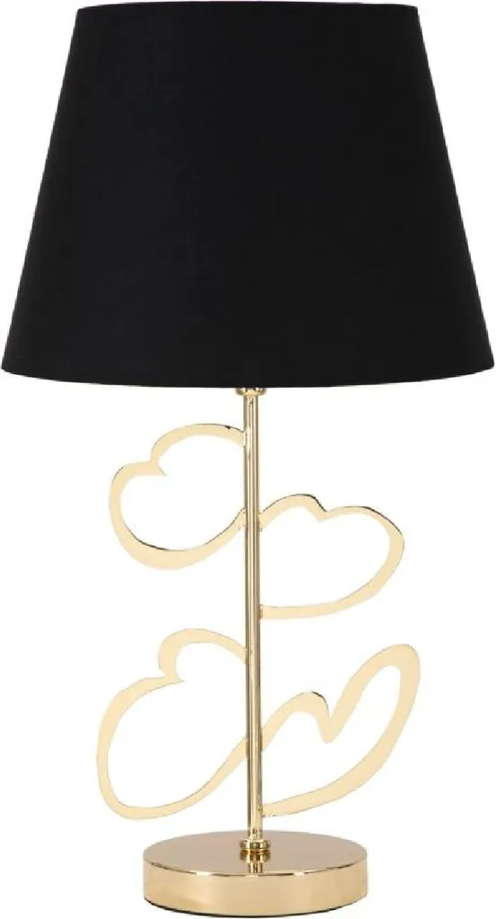Lampada Glam Harts Mauro Ferretti Oro Nero Ø 30x54,5 cm | Arredo Moderno