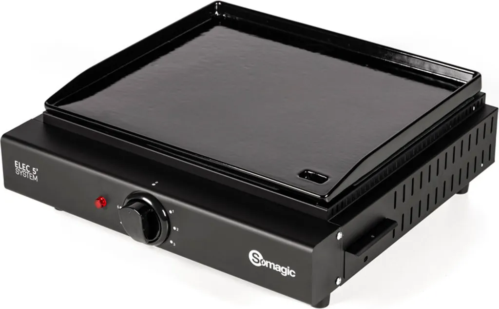 Plancha électrique fonte pour cuisine saine - Appareil de cuisson OLIANA