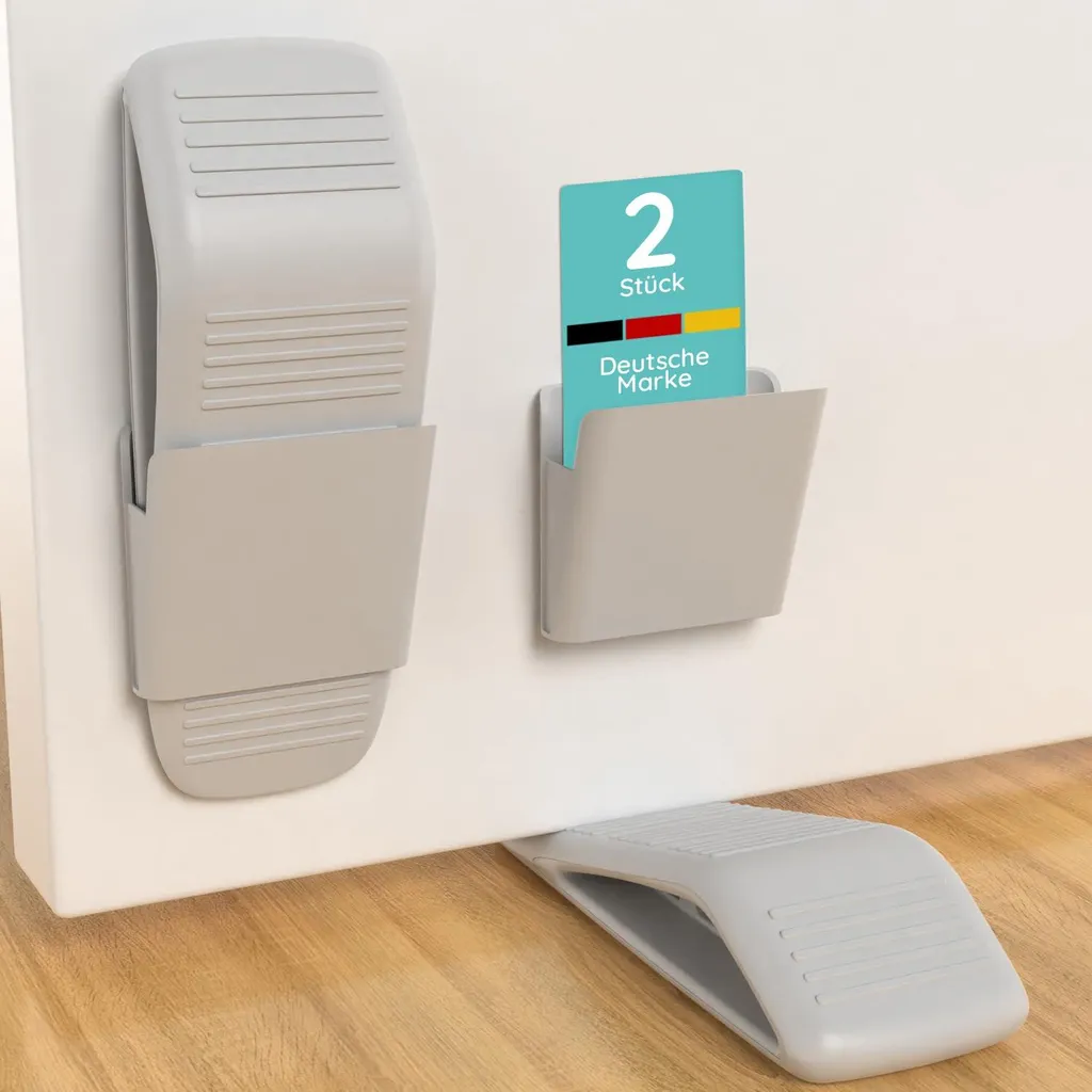 Cale porte en caoutchouc pour parquet et carrelage, lot économique