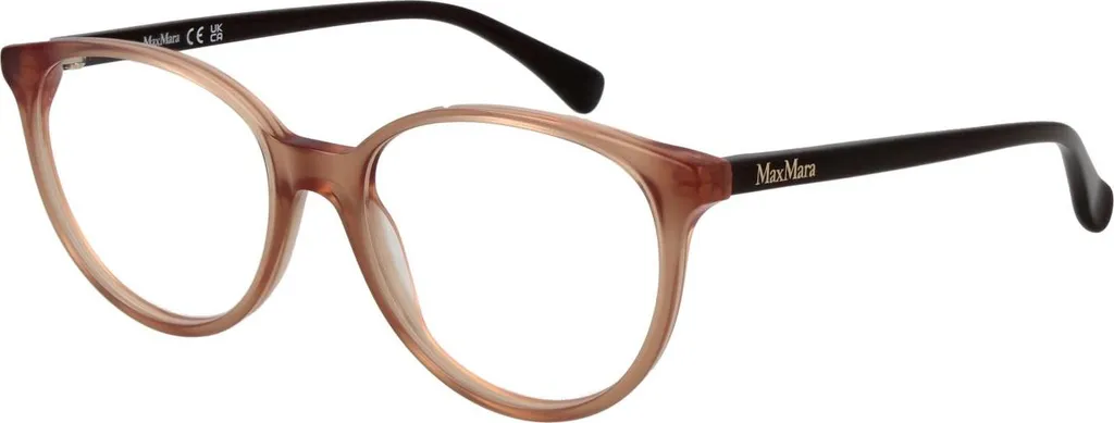 Max Mara MM5084 045 Shiny Light Brown 53/17/140 Lunettes pour Femmes