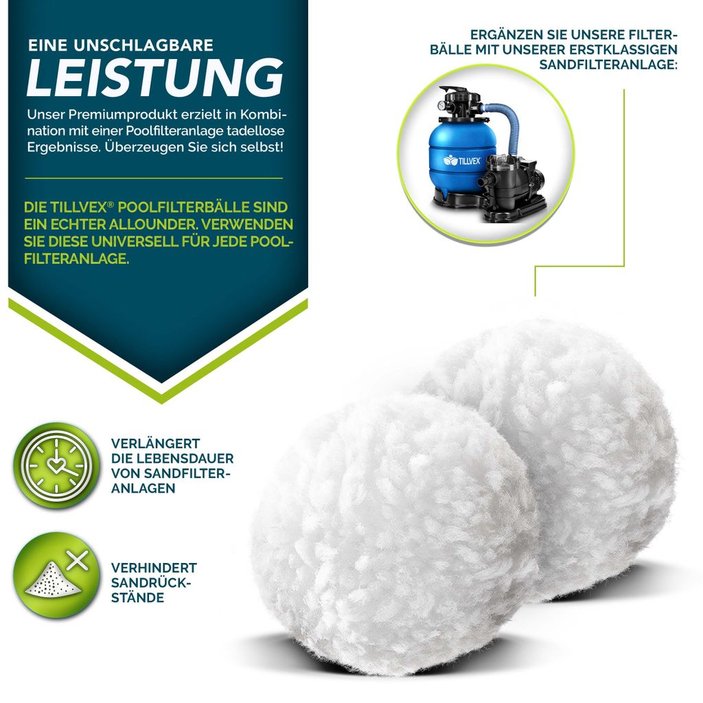 guličky do bazénovej filtrácie tillvex® 700g | Filter pre Obrázok produktu 5