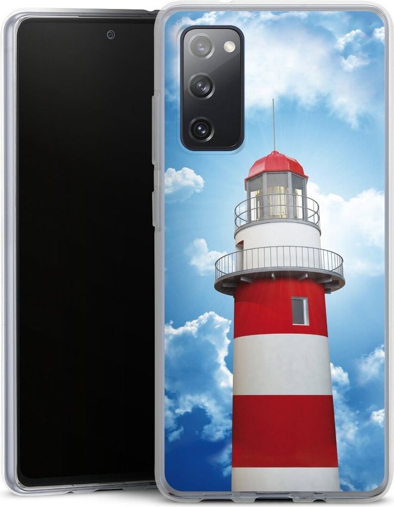 DeinDesign Handyhülle für Samsung Galaxy S20 FE Silikon Hülle Case Smartphone Schutzhülle Himmel Leuchtturm Wolke