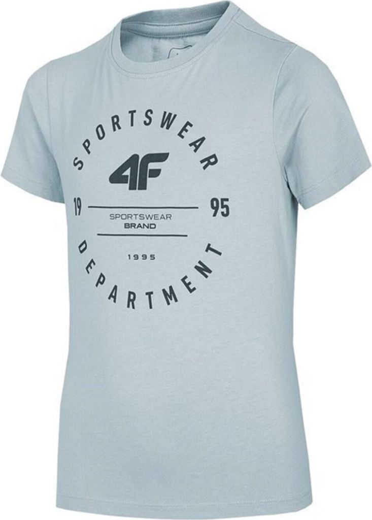 4F Tshirts JTSM003, HJL22JTSM003NIEBIESKI, Größe: 122