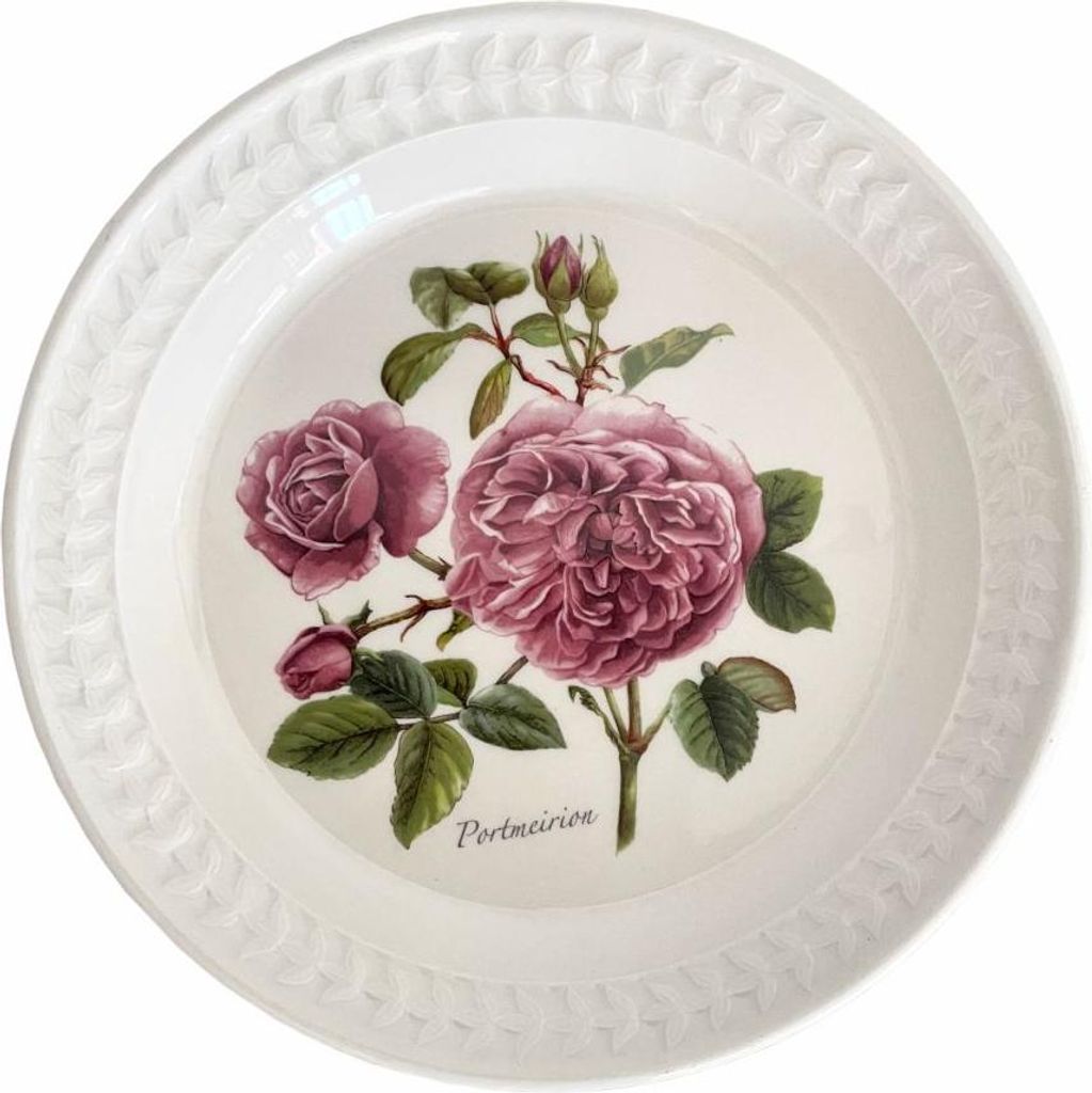 Portmeirion Keramik Kuchen-Teller Botanic Roses Portmeirion