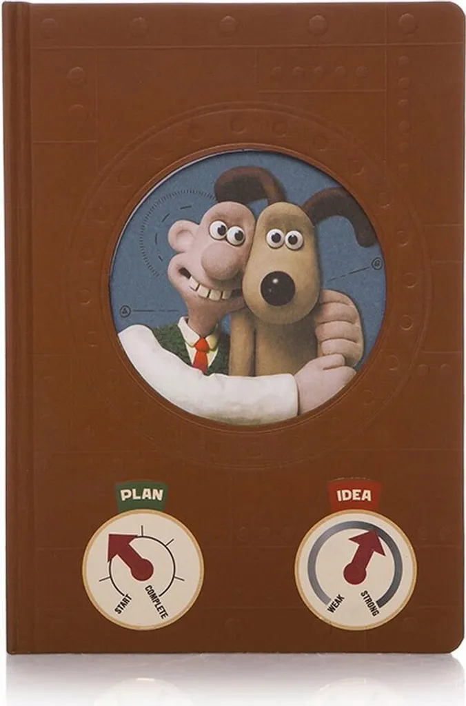 Carnet A5 Wallace et Gromit - Ne Perdez Plus Vos Idées d'Invention Aardman