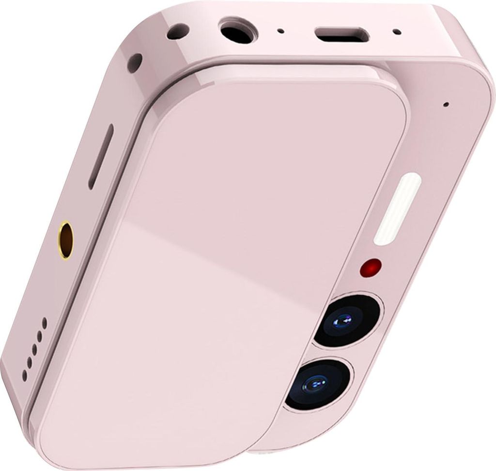 4K-Digitalkamera 64 MP HD-Schiebeabdeckung Touchscreen CCD für Unterhaltung Vlog-Fotografie Studenten Beauty-Selfie Pink