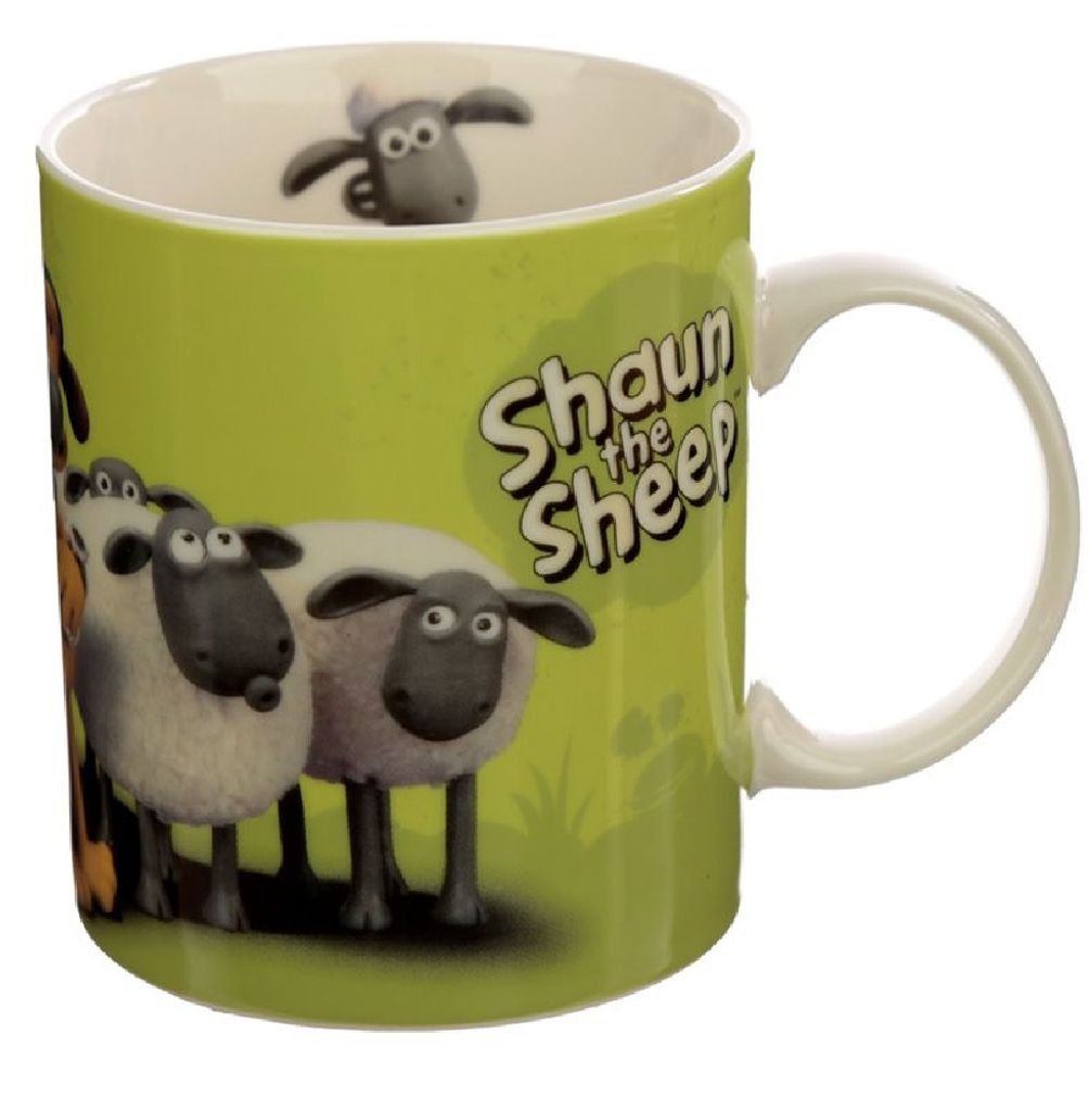 Shaun das Schaf Porzellanbecher – grün