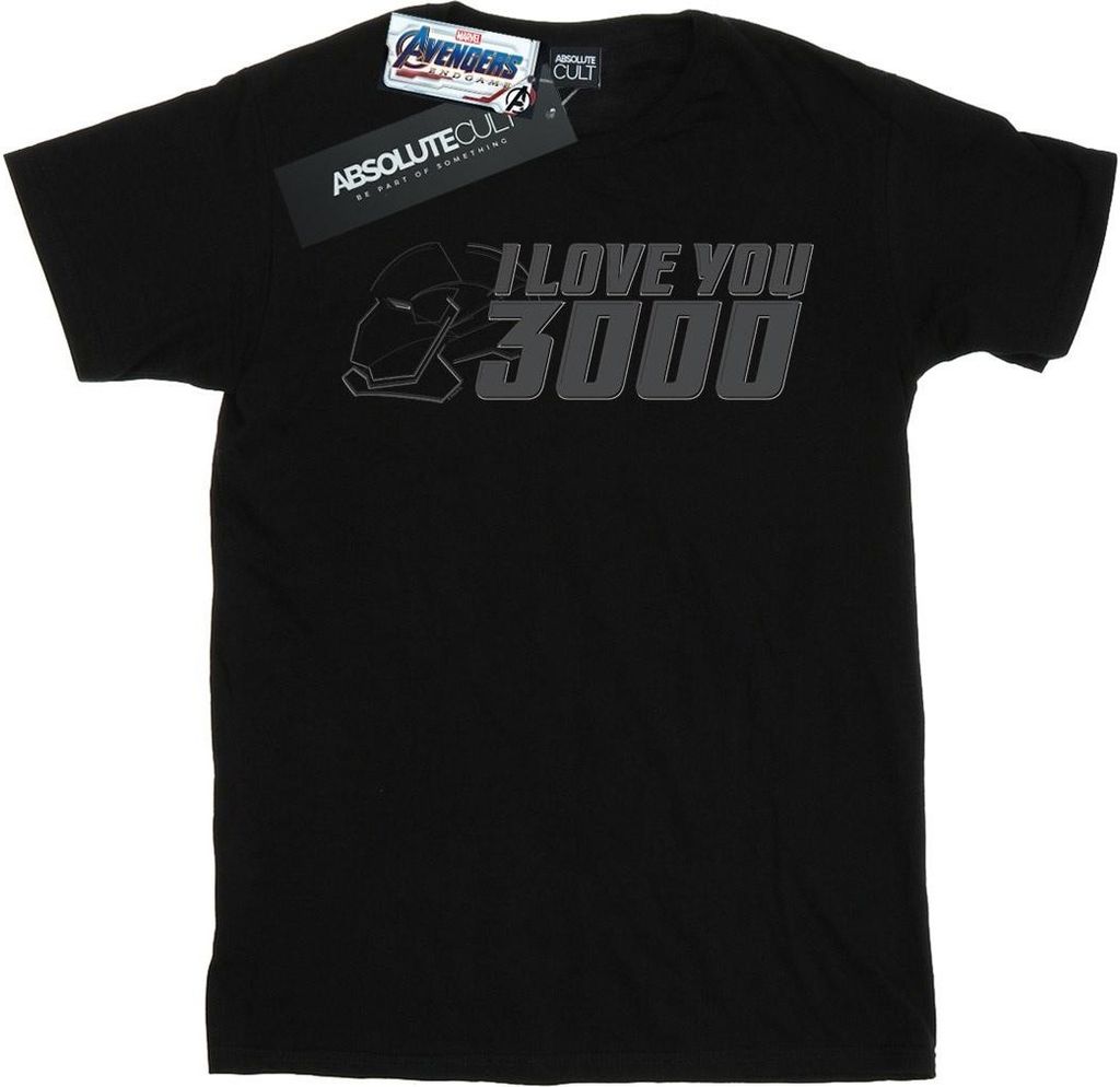 Marvel - "Avengers Endgame I Love You 3000" T-Shirt für Herren BI9281 (3XL) (Schwarz)