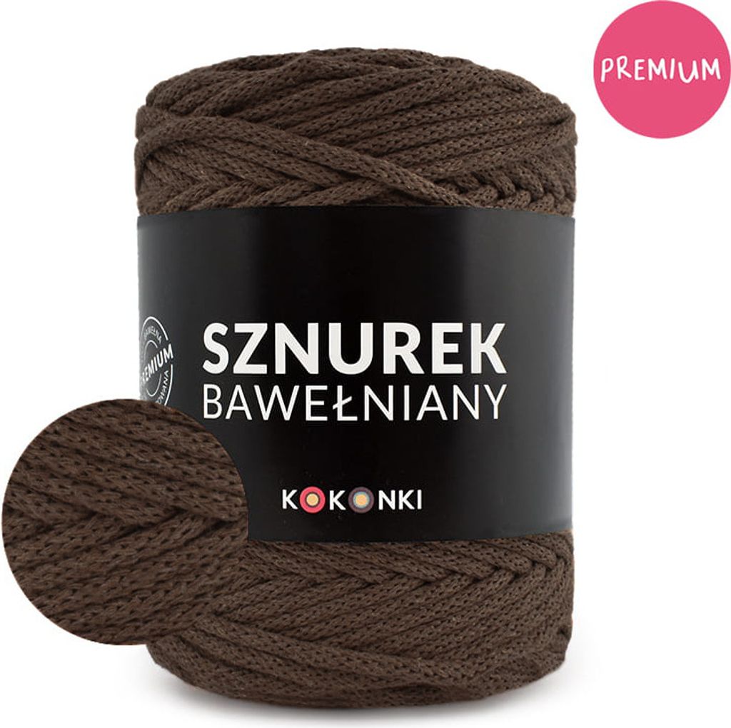 Makramee-Schnur aus Baumwolle PREMIUM by KOKONKI 5 mm/ Produktbild 