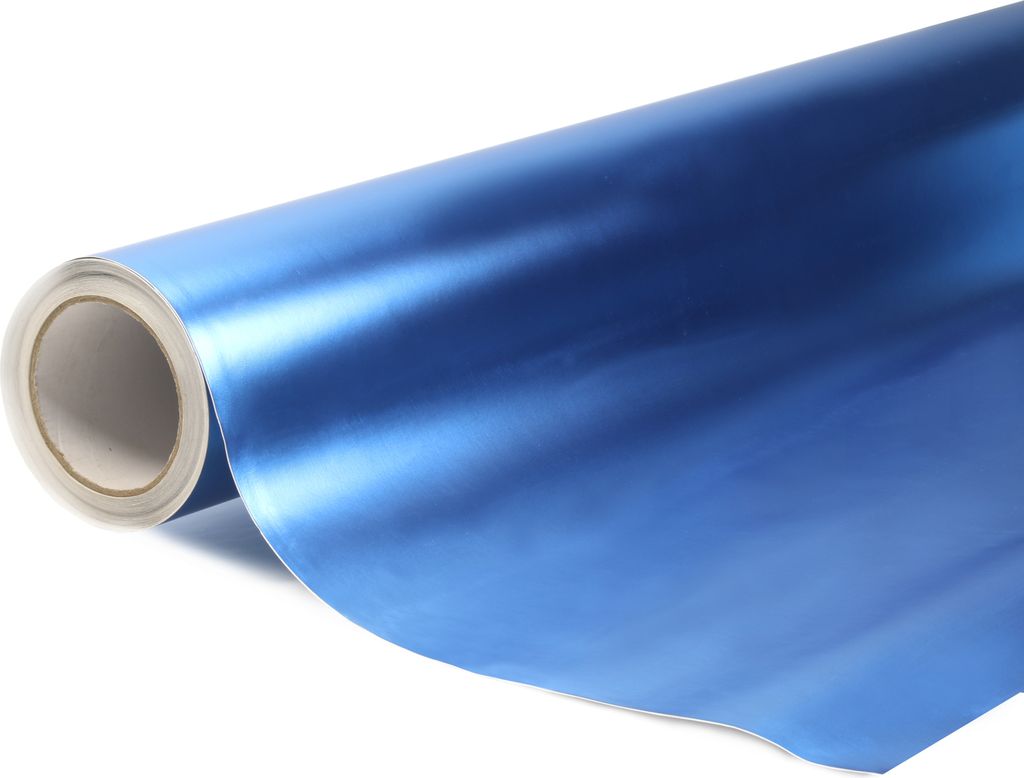 Matt chrom hellblau wrapfolie 152x400cm - innen/außen