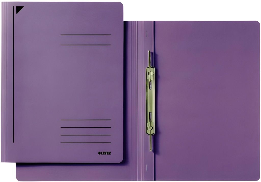 LEITZ Spiralhefter A4 250Blatt kfm. Heftung RecyclingKarton violett