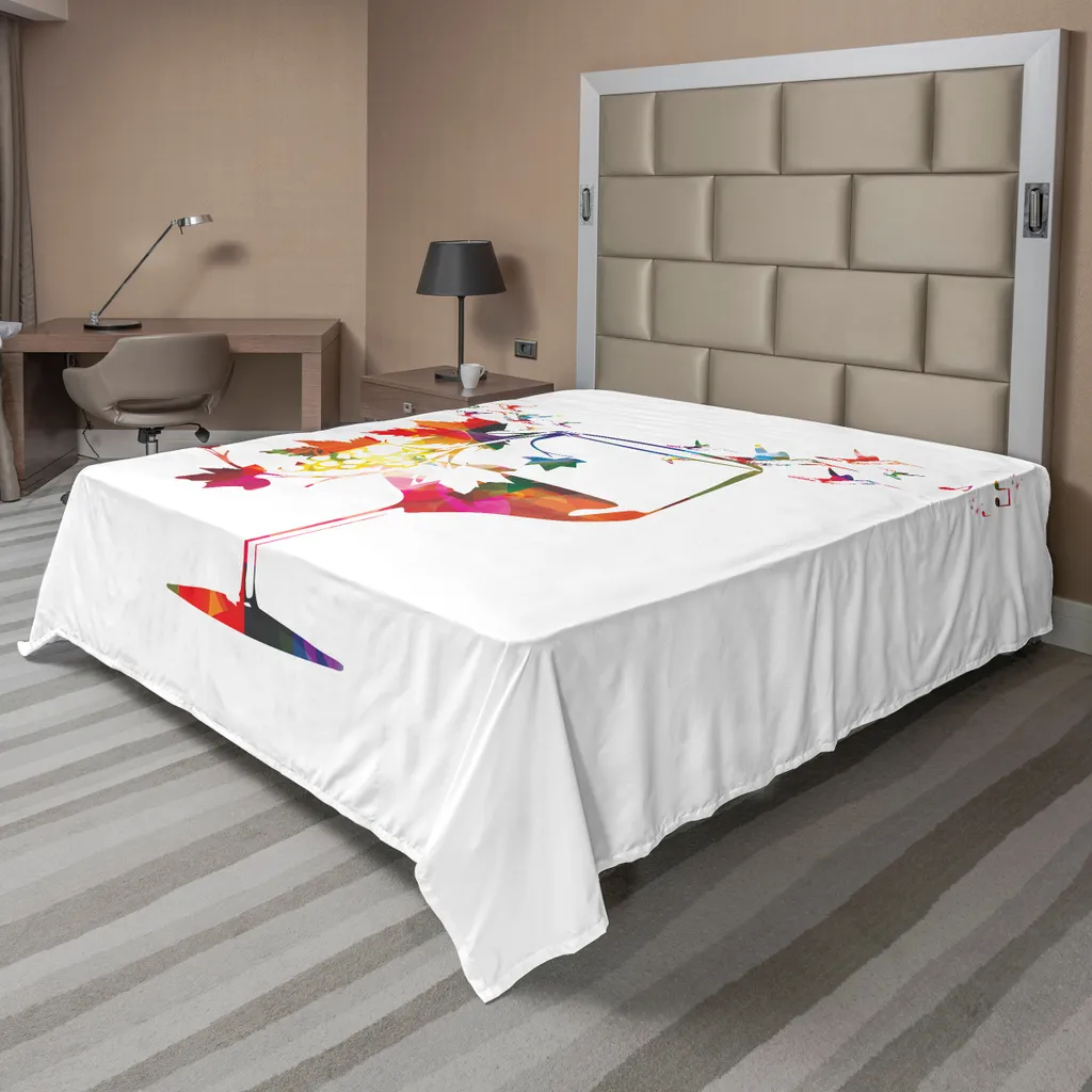 Lenzuolo Singolo ABAKUHAUS Vino Foglie | Microfibra No Stiro