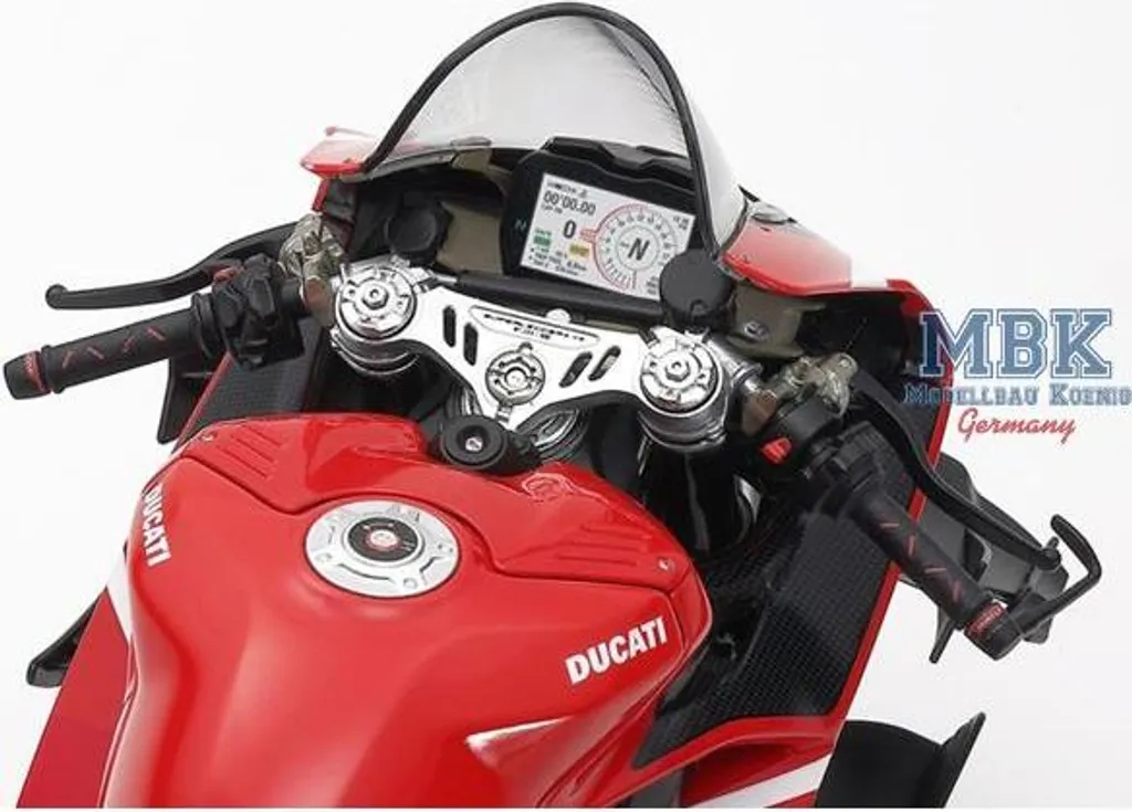 Ducati Superleggera V4 1:12 Rouge : Réplique Haute Précision et Kit Racing - 6
