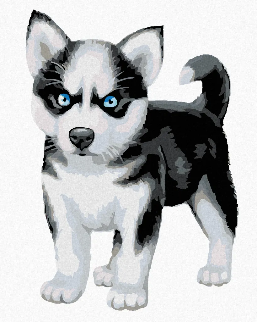 Pittura con Diamanti Zuty Husky - 40x50cm - Alta Definizione 5D