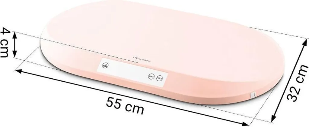 Pèse-bébé électronique NK-950 Nukido blanc pour suivi de croissance