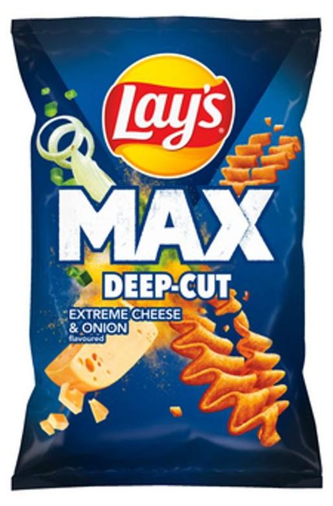 Chipsy ziemniaczane Lay's Maxx o smaku sera i cebuli 120 g Obrázok produktu 