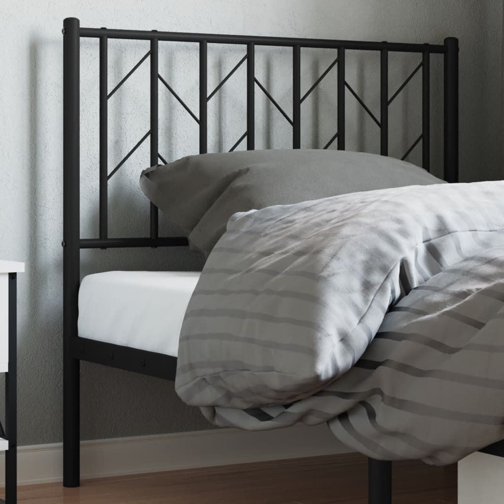 Kopfteil Metall Schwarz 90 cm , Kopfteile 2024 Neu Produktbild 
