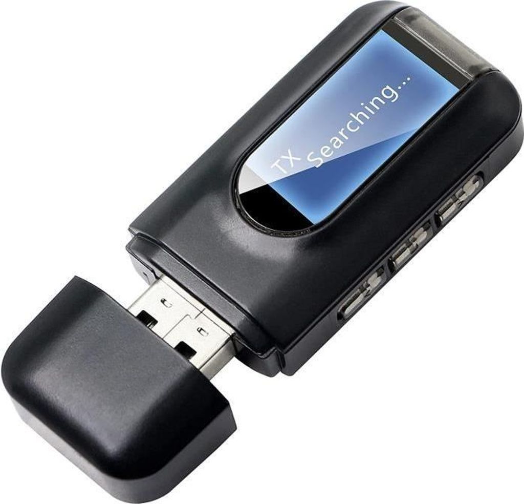 2-in-1 Bluetooth-Audio-Transmitter/Receiver Bluetooth 5.0-Adapter Schwarz