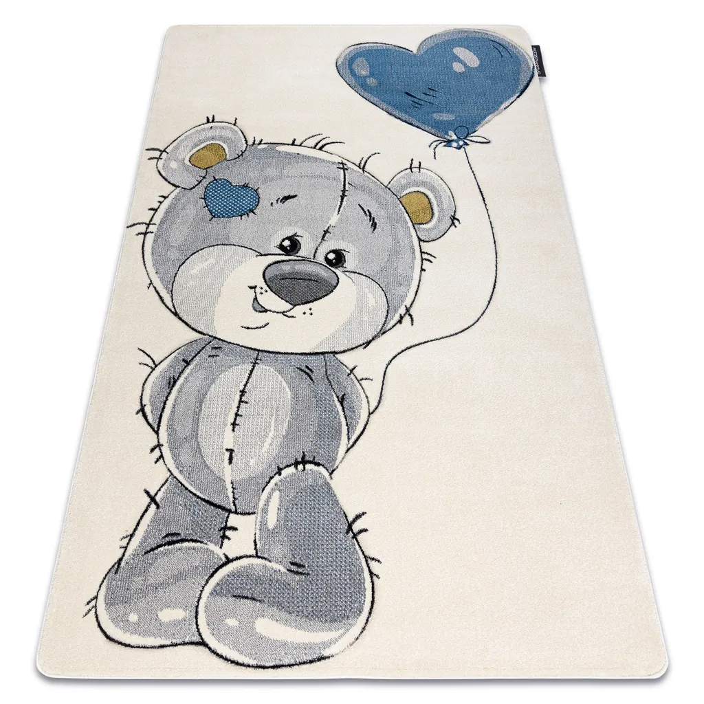 Tapis douceur extrême PETIT TEDDY beige crème 240x330 cm haute densité