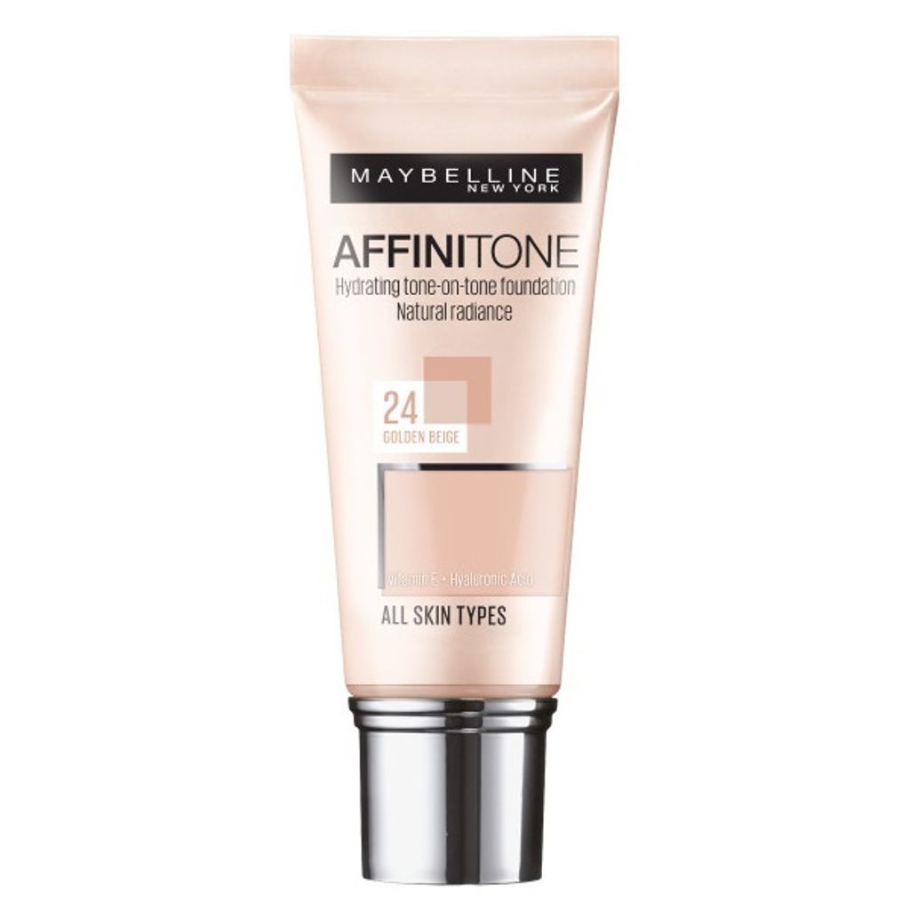A product shot of a Maybelline foundation tube.
