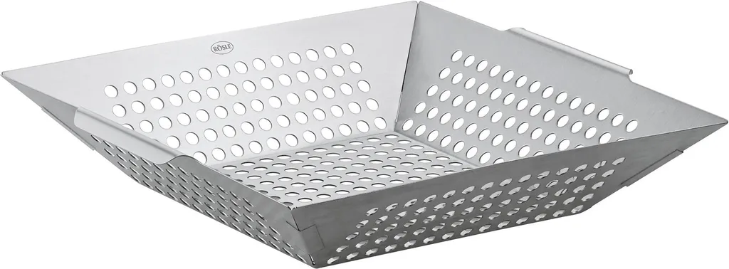 Rösle 25080 Padella forata inox 18/10 per verdure BBQ e forno