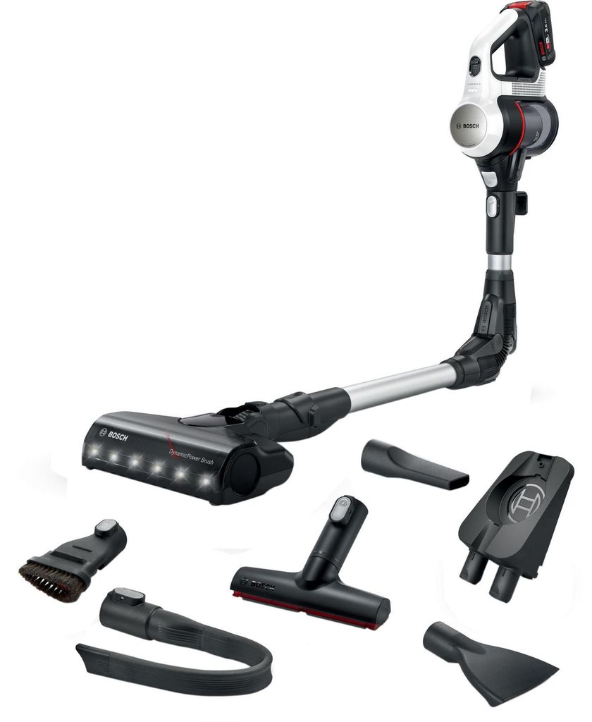 Bosch BSS711W, Tyčový vysavač, Bezsáčkové, Černá, Stříbrná, Obrázek produktu 
