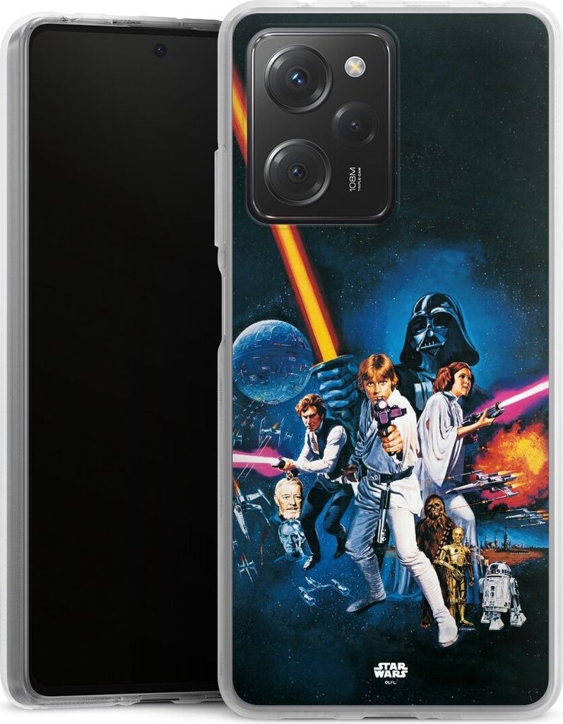 DeinDesign Handyhülle für Xiaomi Poco X5 Pro Silikon Hülle Case Smartphone Schutzhülle Episode IV Fanartikel Star Wars