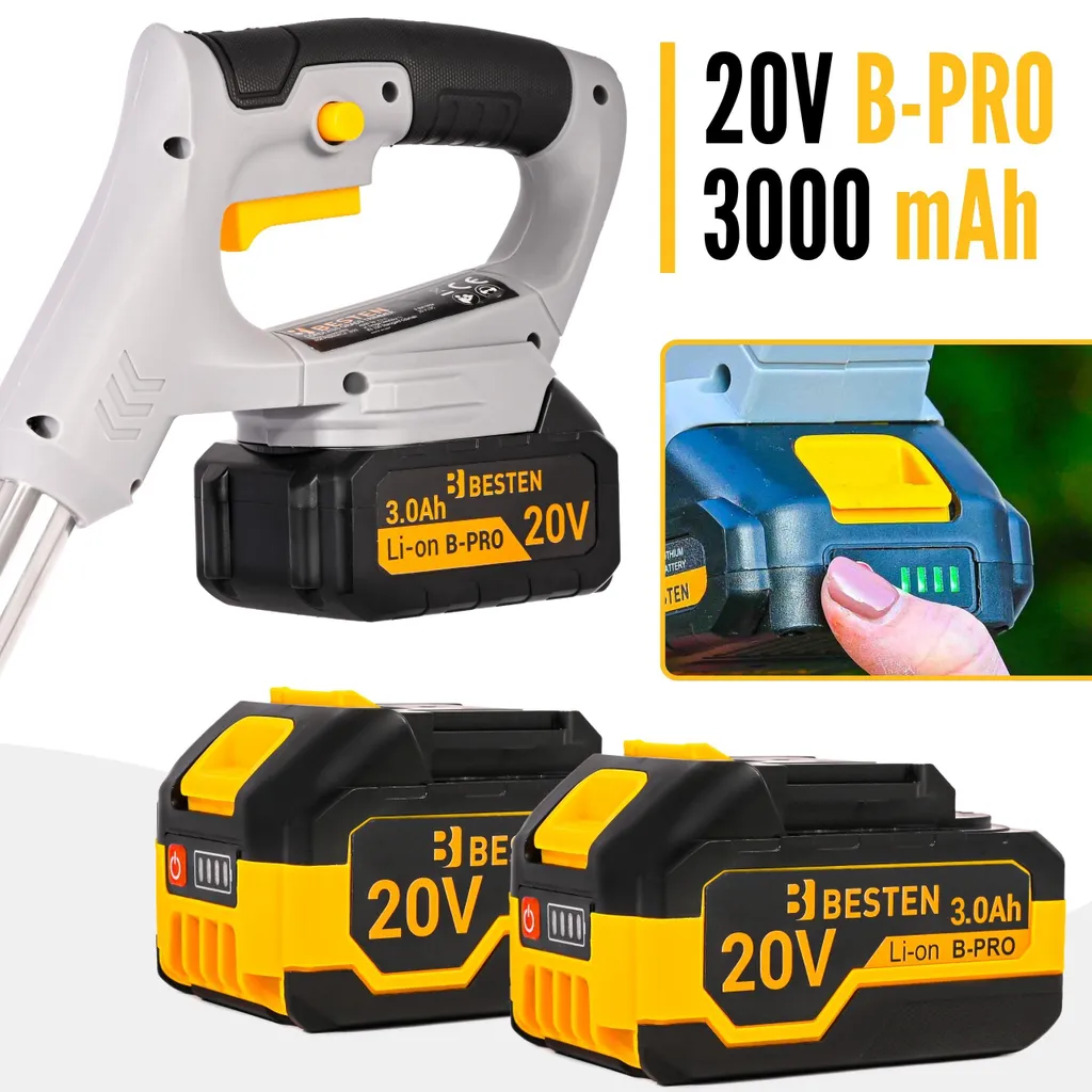 Débroussailleuse sans fil avec 2 batteries 3.0 - Finition bordure rapide - 23