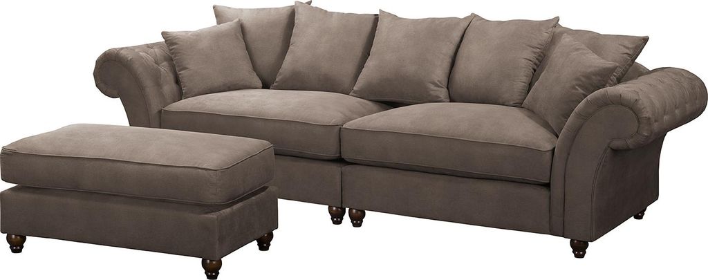 home24 Bigsofa - Antiklederlook
