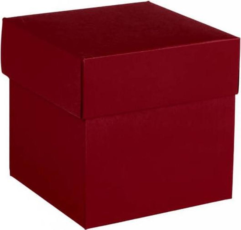 RzP Exploding Box Explosionsbox Geschenkbox Schachtel Überraschung 8x8, rot