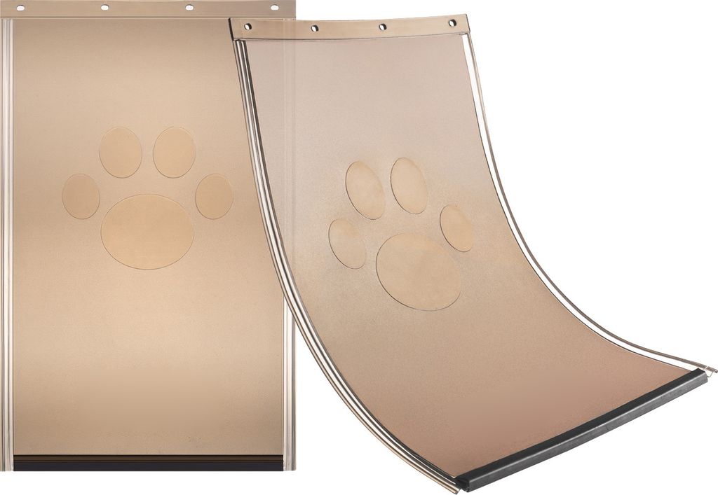 SucceBuy Ersatzklappe für Haustiertür, 10,25 x 16,25 Zoll, kompatibel, langlebig, wetterfest, verdicktes PVC mit Magnetstreifen (groß)